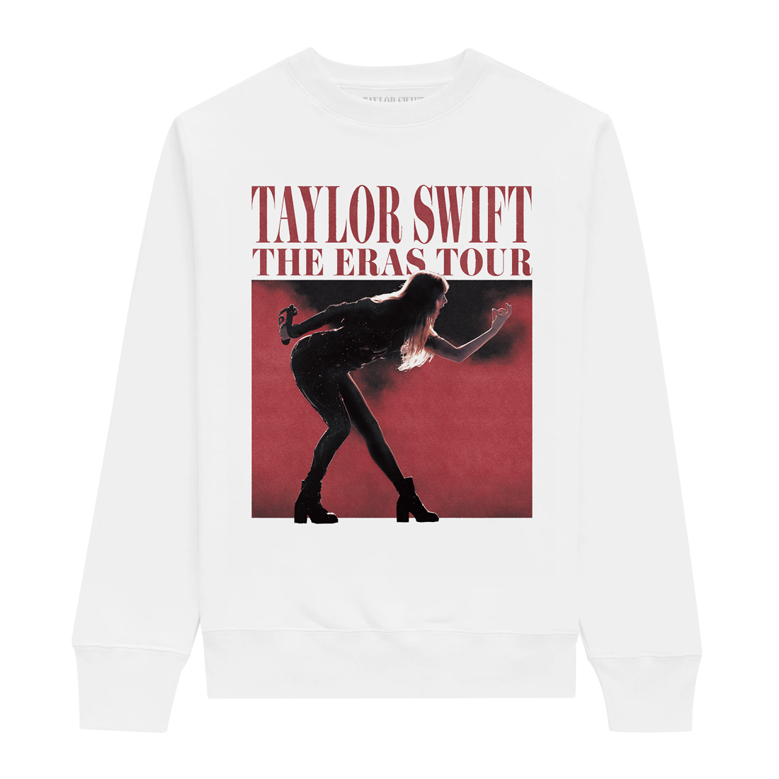 Taylor Swift | The Eras Tour Photo White Crewneck Front