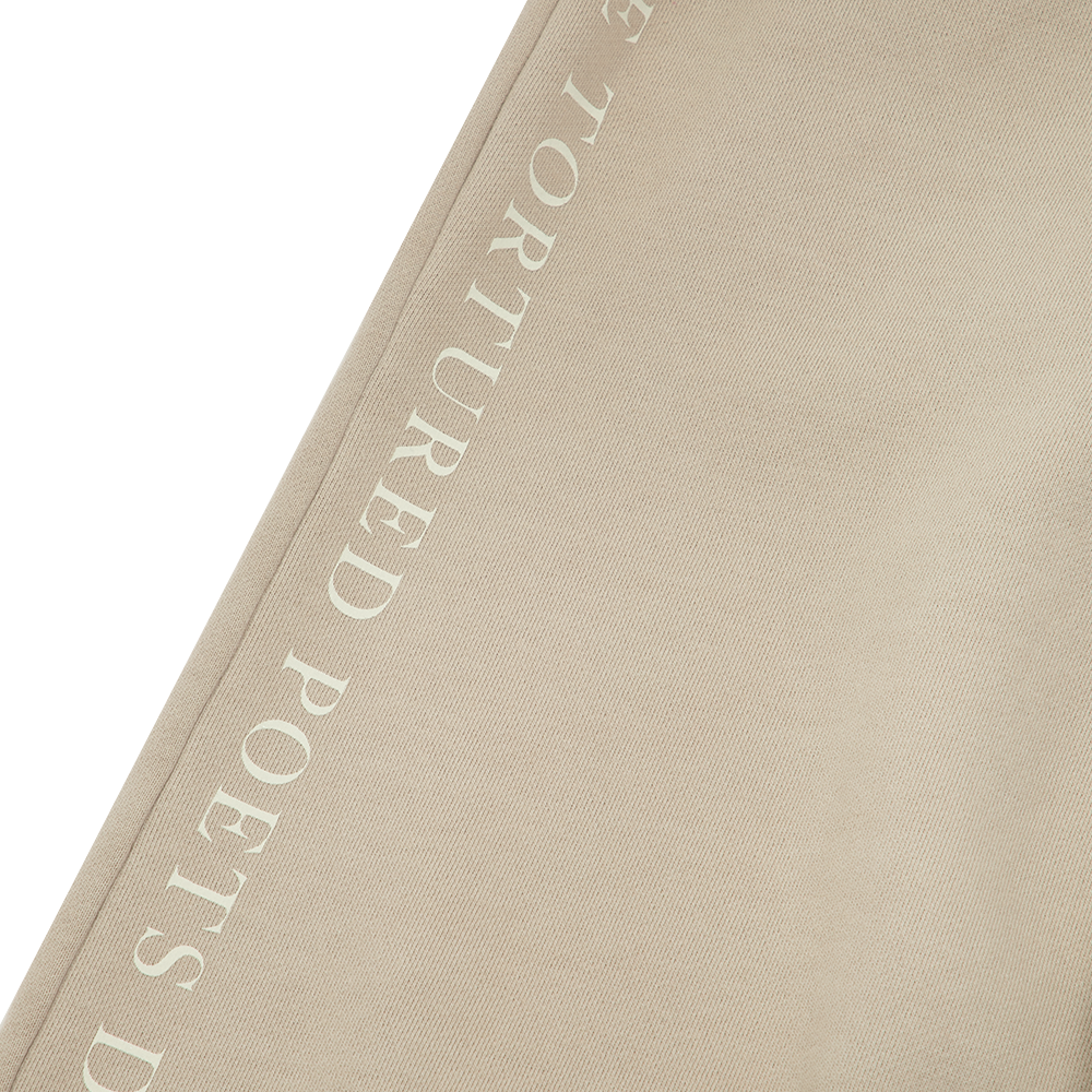 The Tortured Poets Department Beige Sweatpants Detail