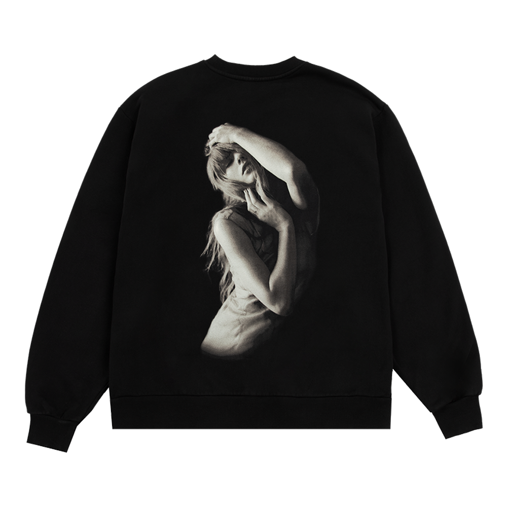 The Tortured Poets Department Black Crewneck