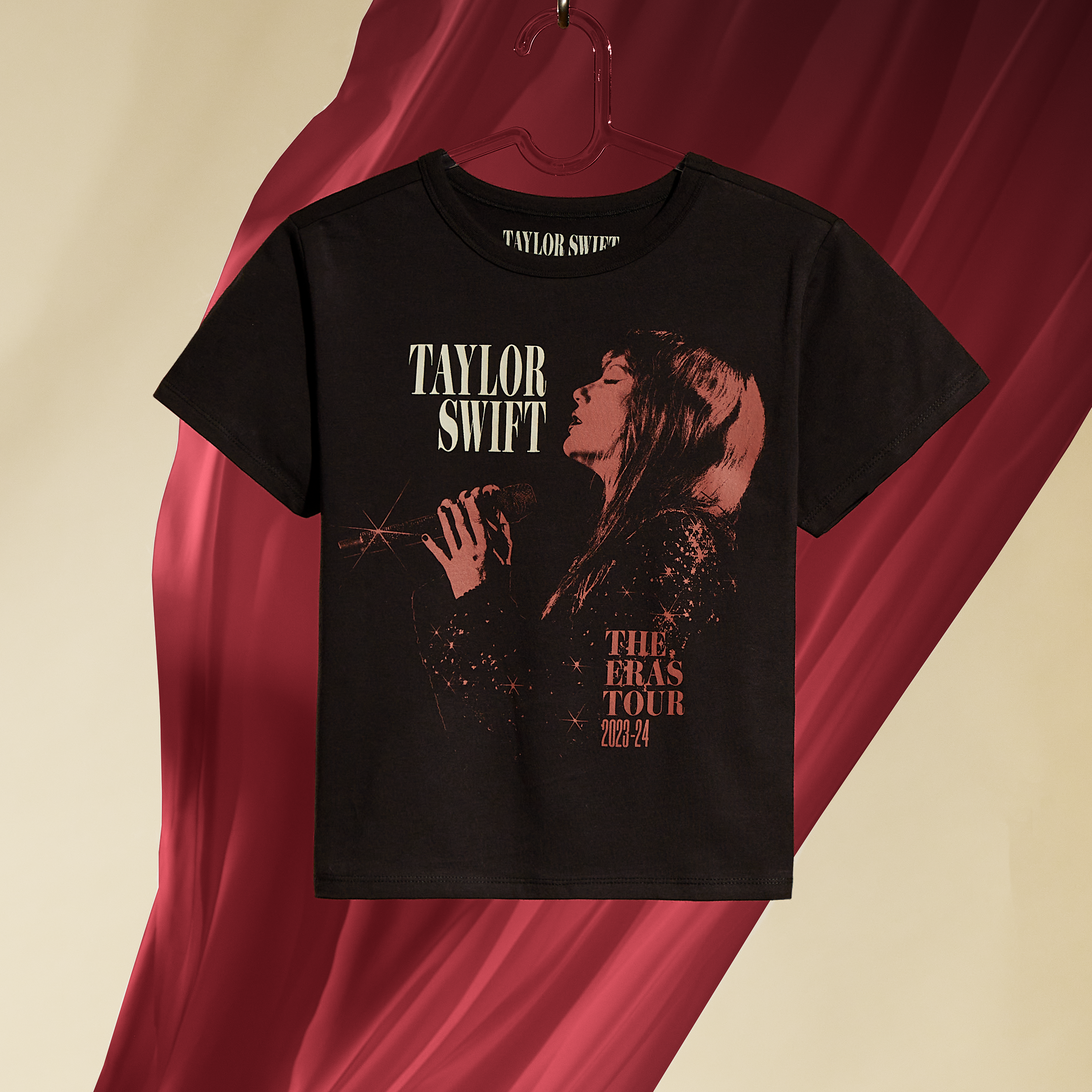 Taylor Swift | The Eras Tour Red (Taylor's Version) Live Photo Baby T-Shirt Editorial Front