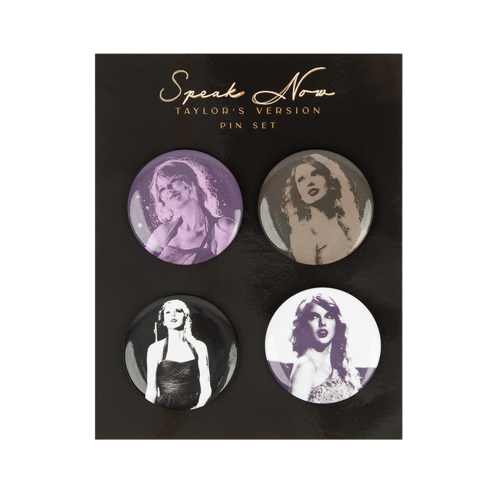 Speak Now (Taylor's Version) Pin Set with Packaging