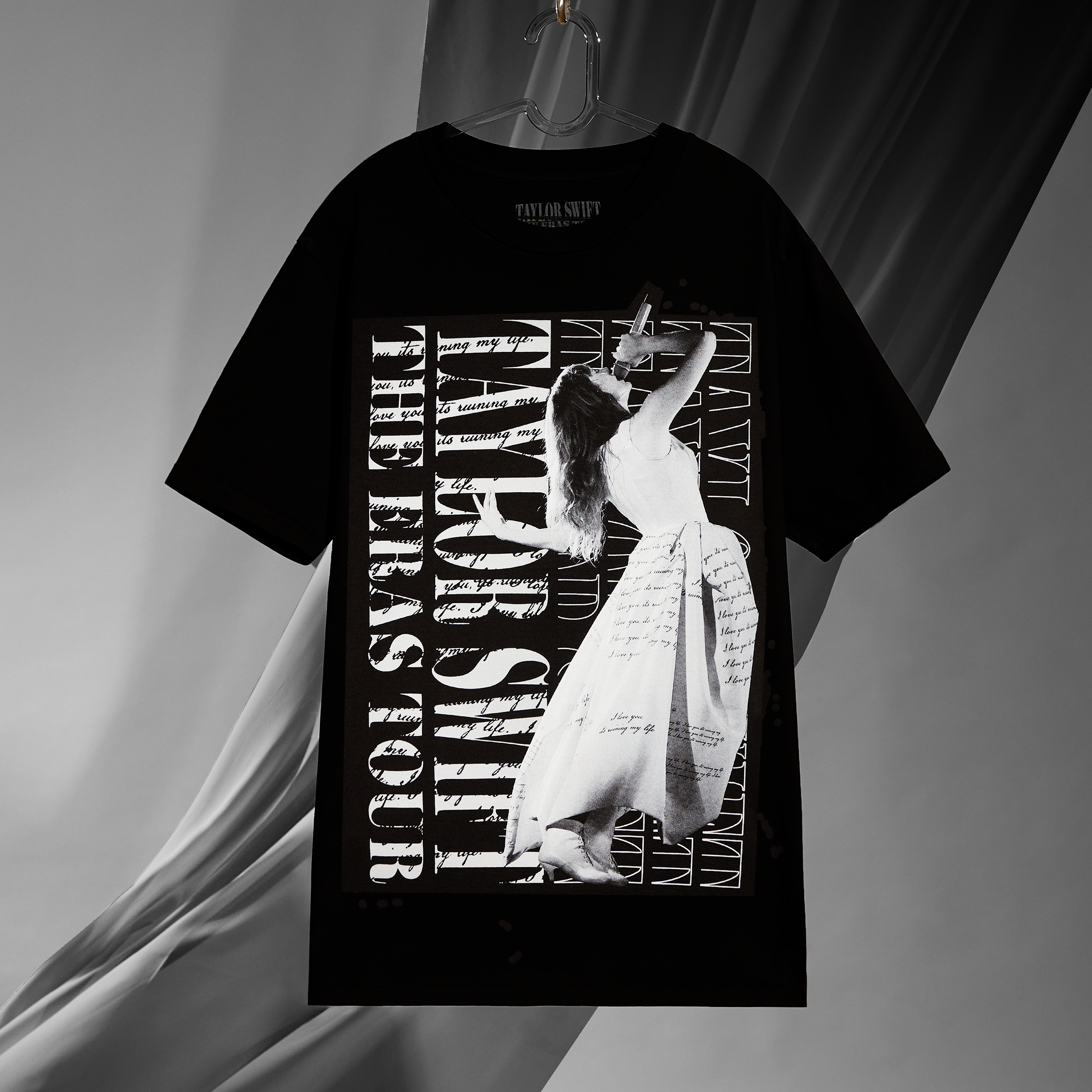 Taylor Swift | The Eras Tour TTPD Live Photo Oversized T-Shirt Editorial Front