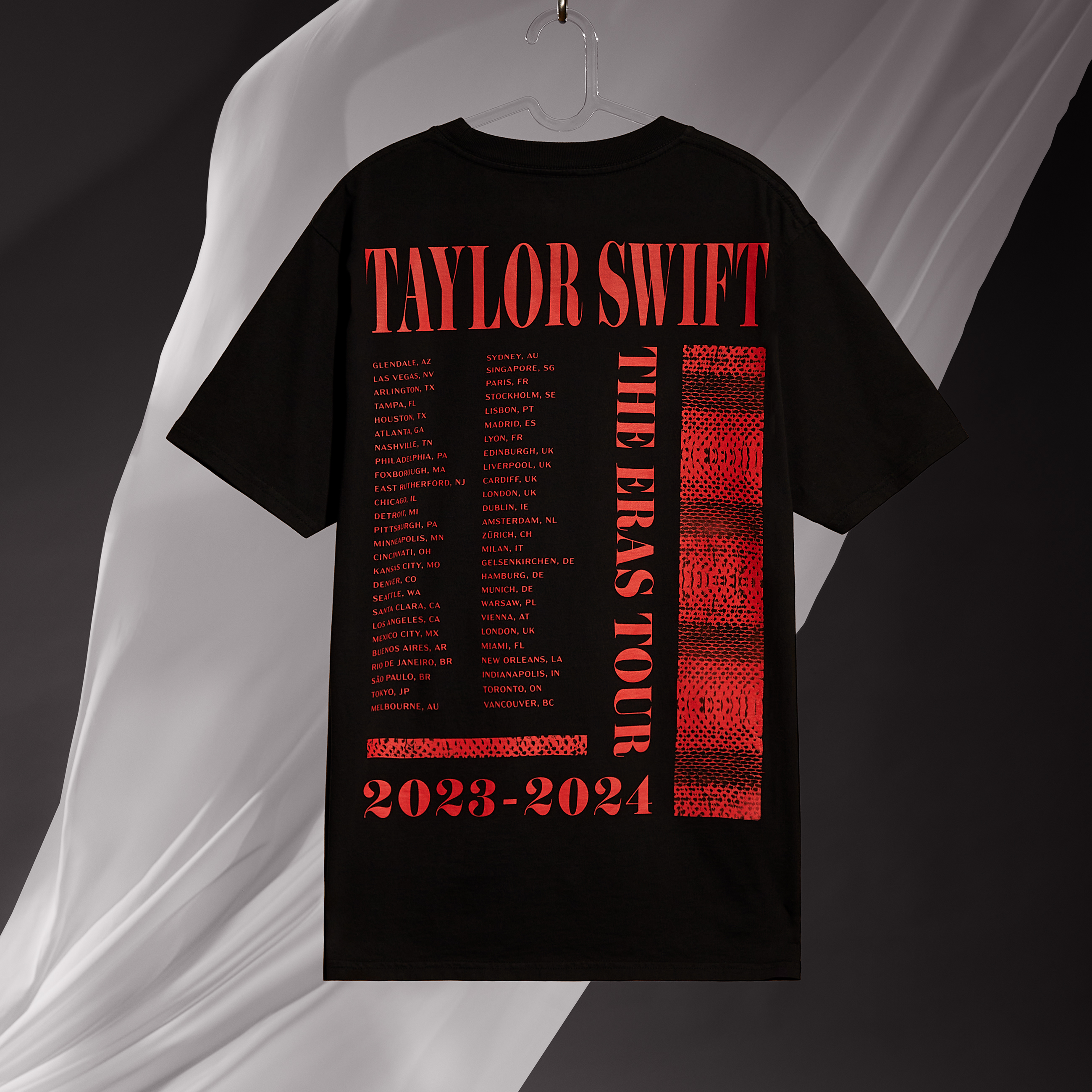 Taylor Swift | The Eras Tour Reputation Live Photo Oversized T-Shirt Editorial Back