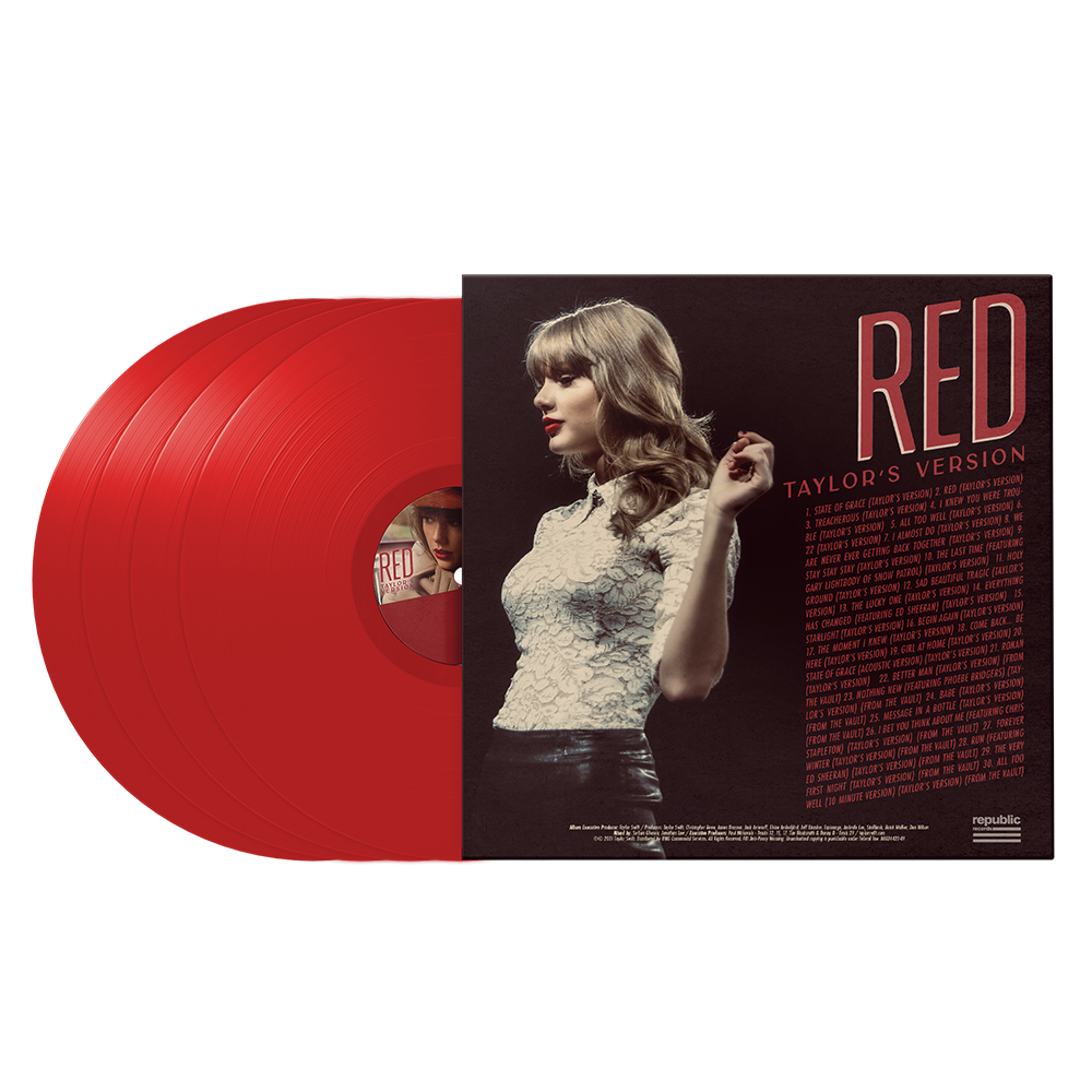 RED (Taylor's Version) Red Vinyl Back