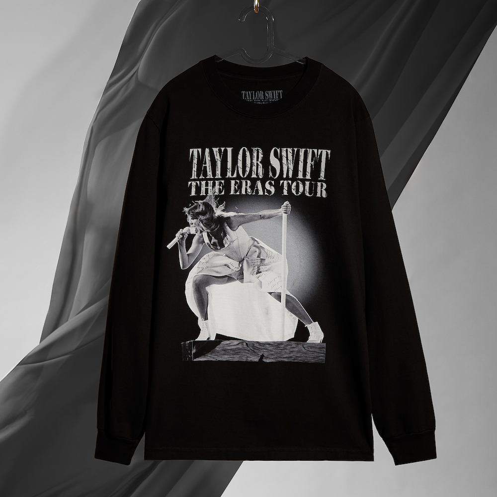 Taylor Swift | The Eras Tour TTPD Live Photo Longsleeve Oversized T-Shirt editorial front