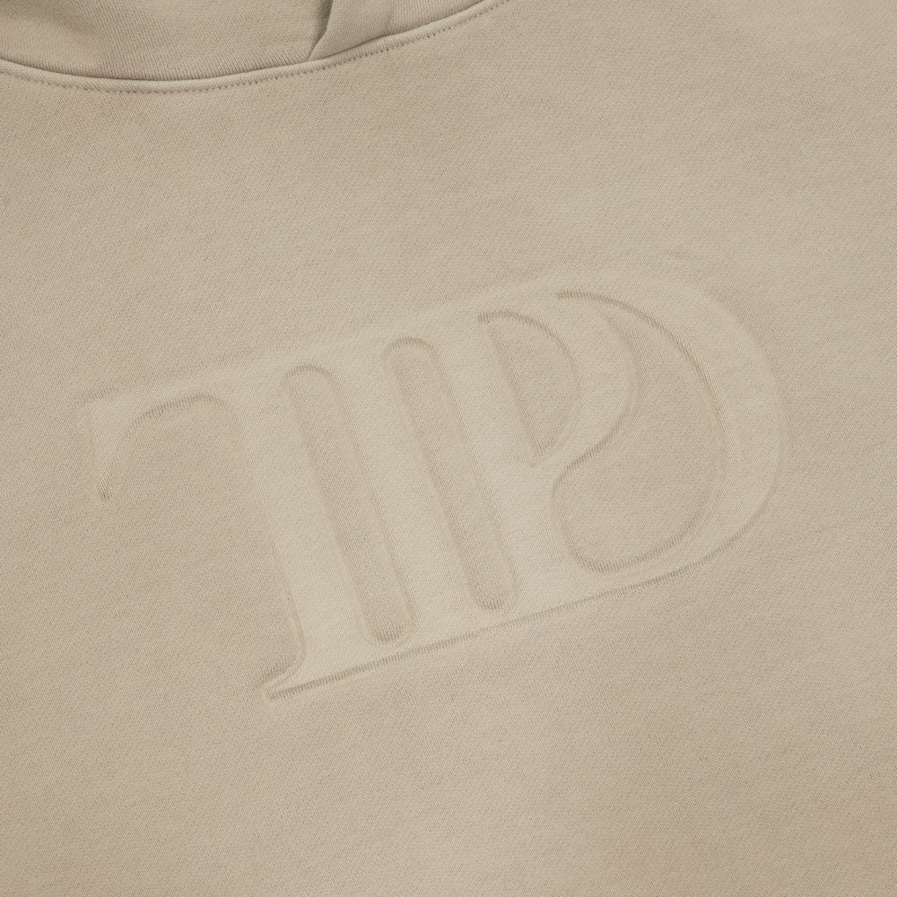 The Tortured Poets Department Beige Hoodie Detail