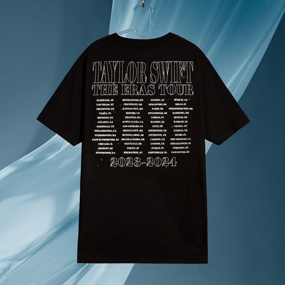 Taylor Swift | The Eras Tour 1989 (Taylor's Version) Live Photo Oversized T-Shirt editorial back