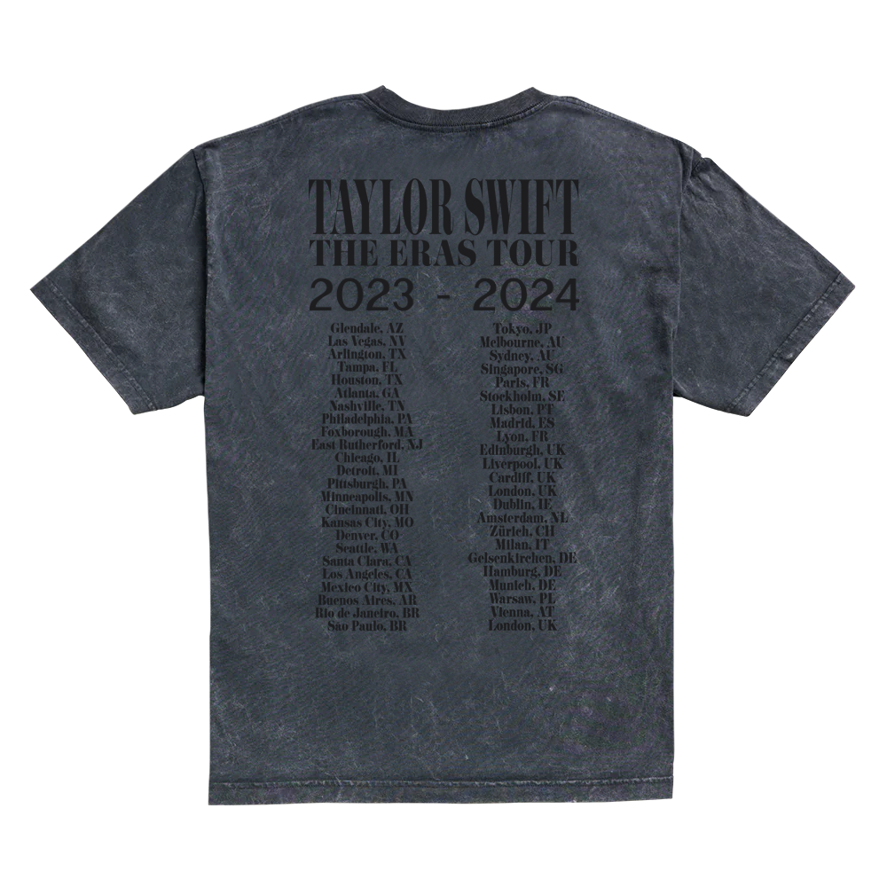 Taylor Swift The Eras International Tour Gray T-Shirt