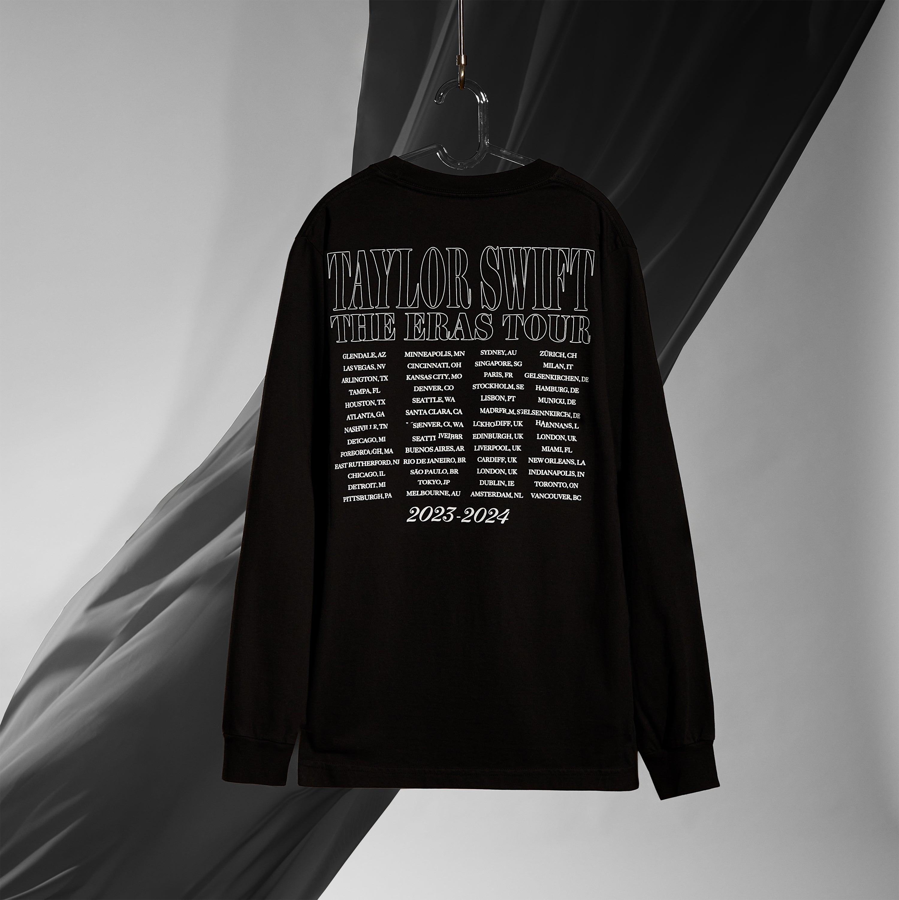 Taylor Swift | TTPD Live Photo Long Sleeve Oversized T-Shirt