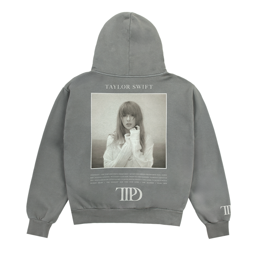 The Tortured Poets Department Gray Hoodie