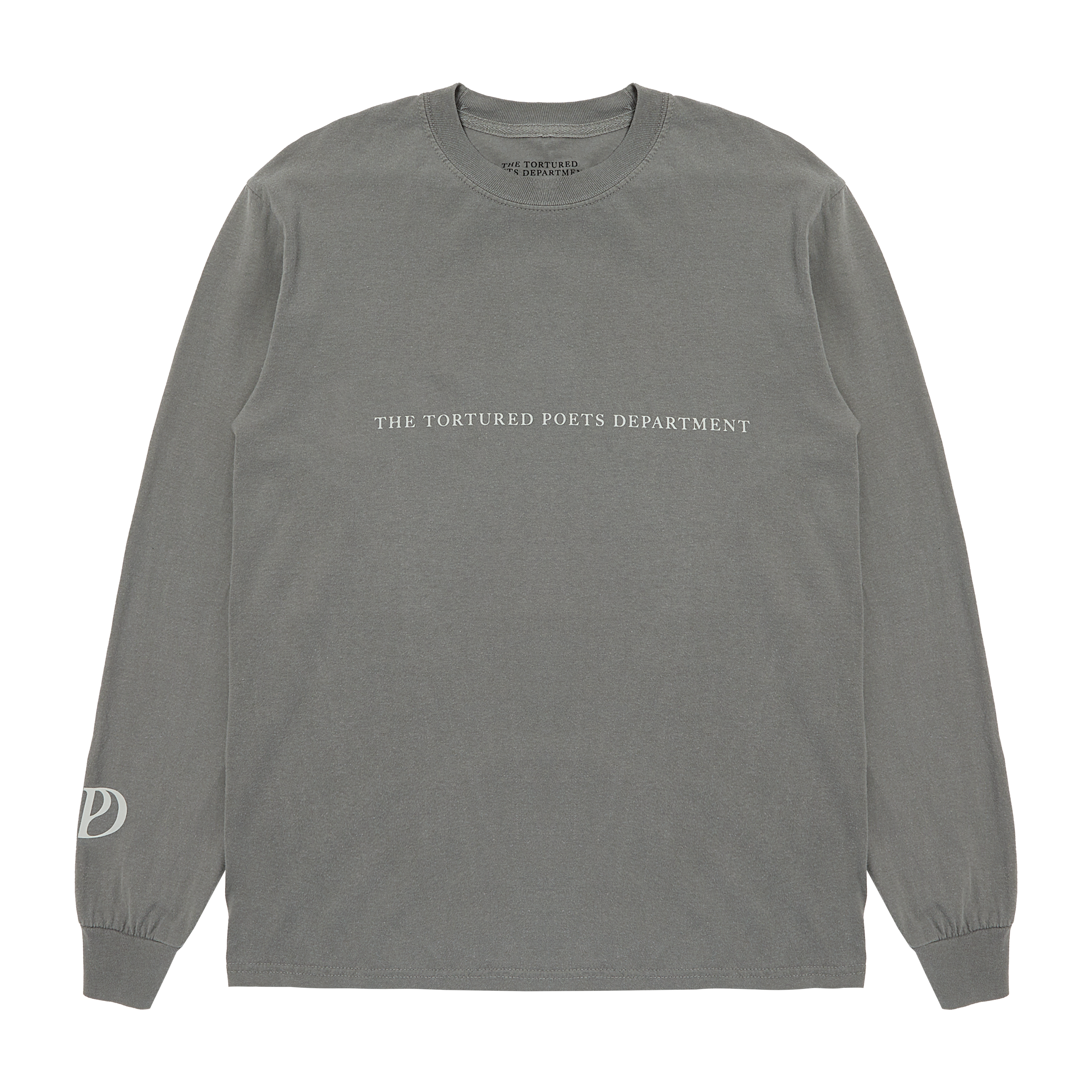 Taylor Swift - The Tortured Poets Department Grey Photo Long Sleeve T-Shirt