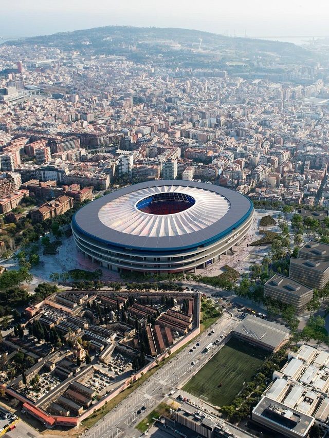 Barcelona publica novas imagens das obras no estádio Camp Nou
