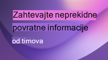 Zahtev za Pulse kontinuirane povratne informacije