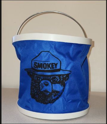 Picture of Smokey Bear Collapsible Water Buckets