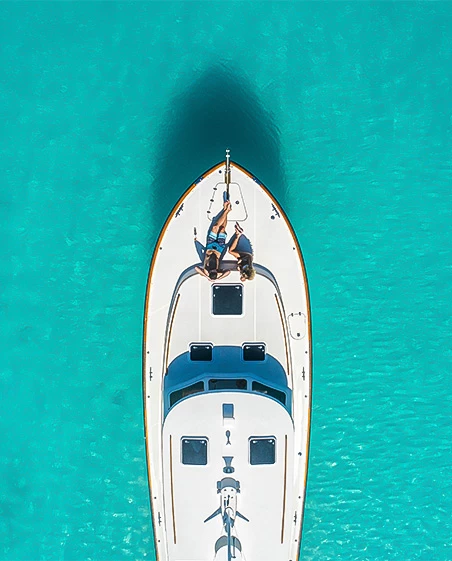 a boat with people on it