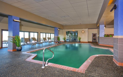 indoor pool area