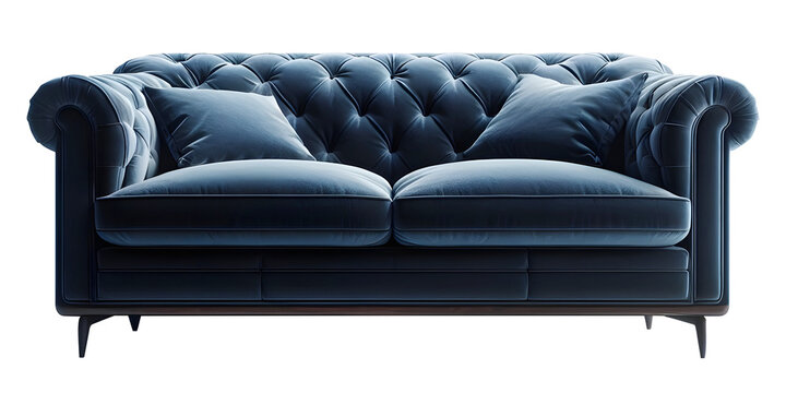 Navy blue sofa png luxurious sofa png royal blue sofa png sofa transparent background