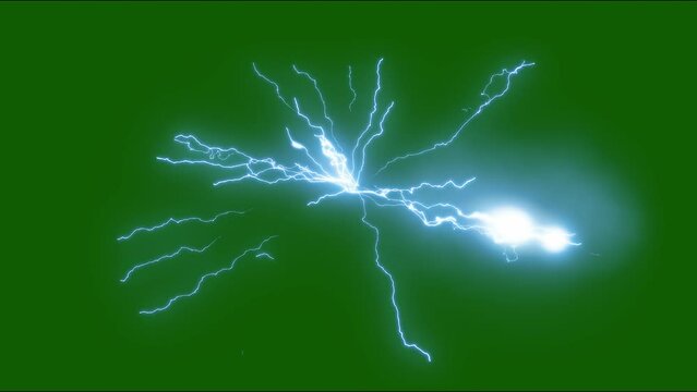 lightning green screen