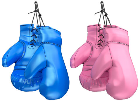 LUVA DE BOXE PARA CONSCIENTIZAÇÃO OUTUBRO ROSA E NOVEMBRO AZUL LUTA CONTRA O CÂNCER