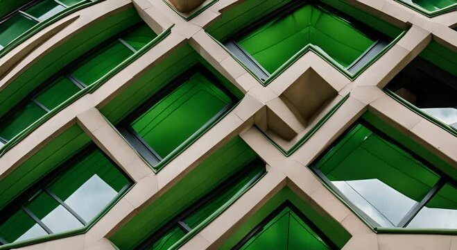 Green Building Facade Detail