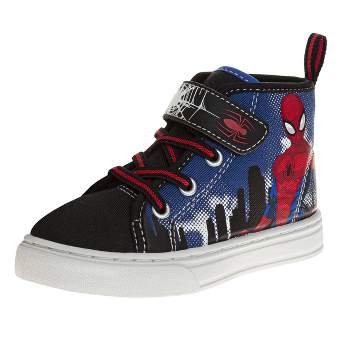 Marvel Spider-Man Boys' High Top Sneakers. (Toddler/Little Kids)