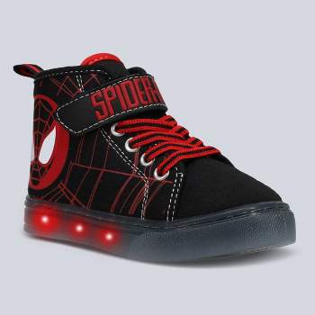Toddler Marvel Spider-Man Lighted Hi Top Sneakers