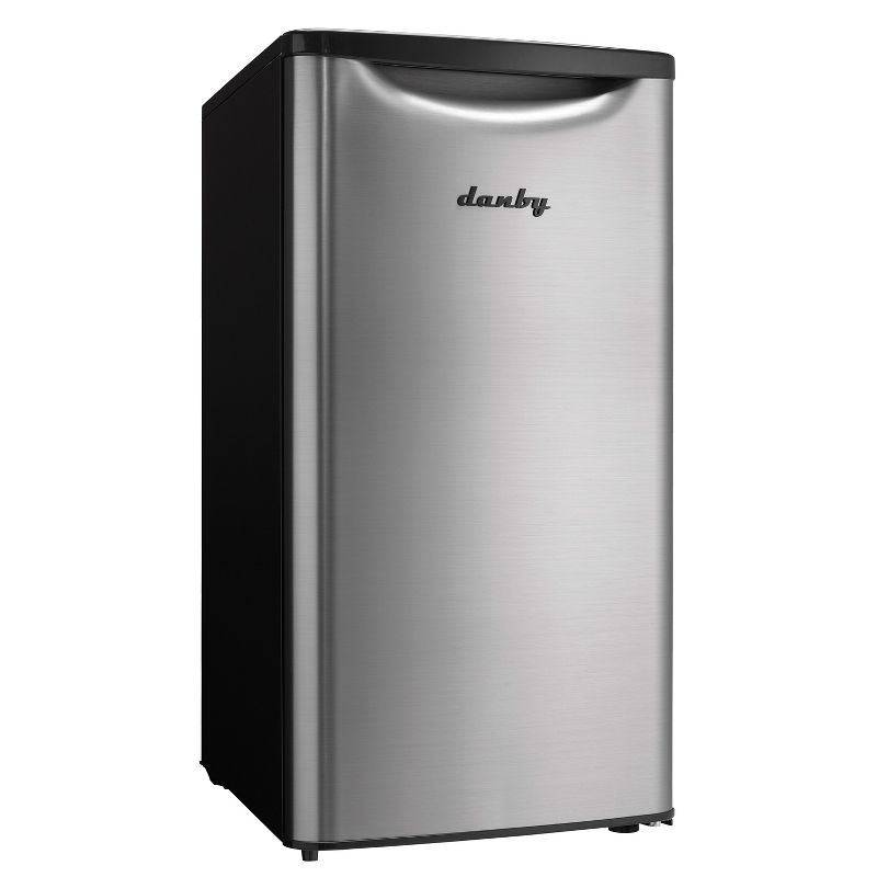 Danby DAR033A6BSLDB 3.3 cu. ft. Compact Fridge in Stainless Steel, 2 of 7