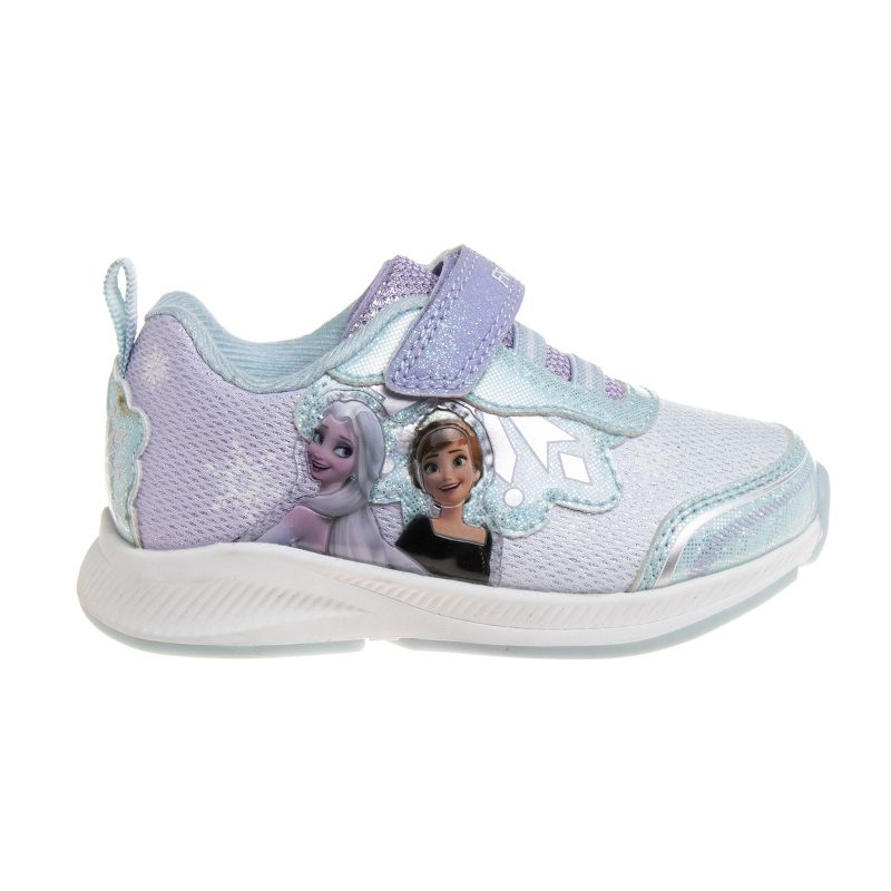 Disney Frozen Toddler Girls' Sneakers w/ 2 White Lights (Toddler), 4 of 7