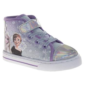 Frozen High-Top Hook and Loop Canvas Sneakers (Toddler/Little Kid)