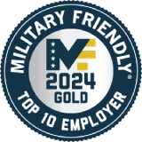 Military Friendly - Top 10 Employer 2022