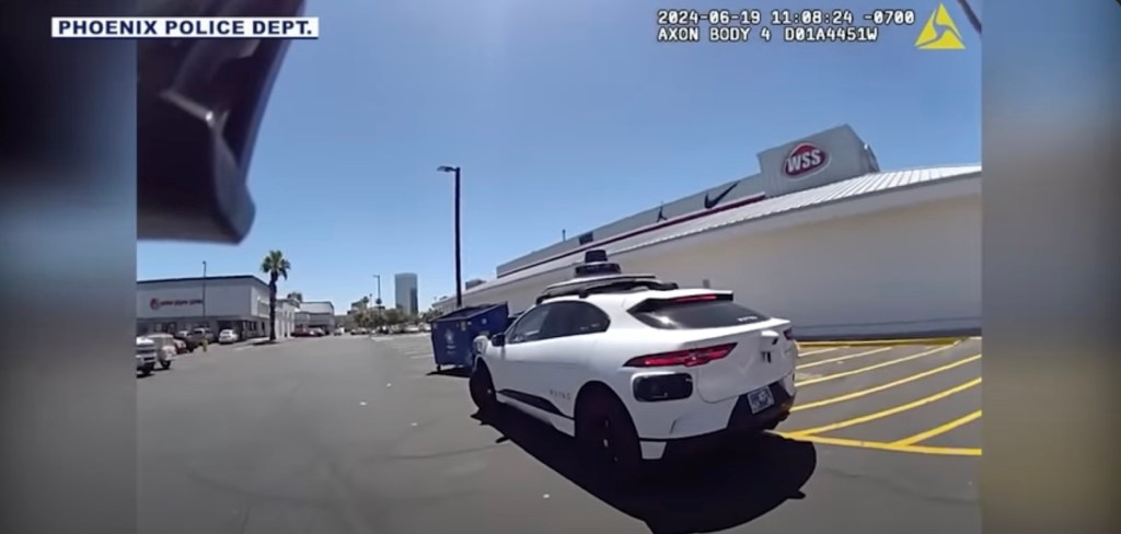 Phoenix Police pull over Waymo car