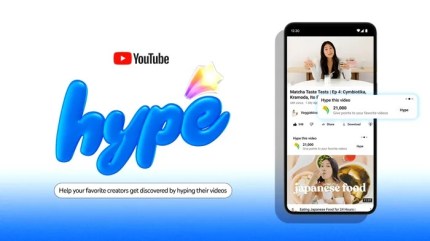 YouTube unveils ‘Hype,’ a new way for fans to help smaller creators grow their reach