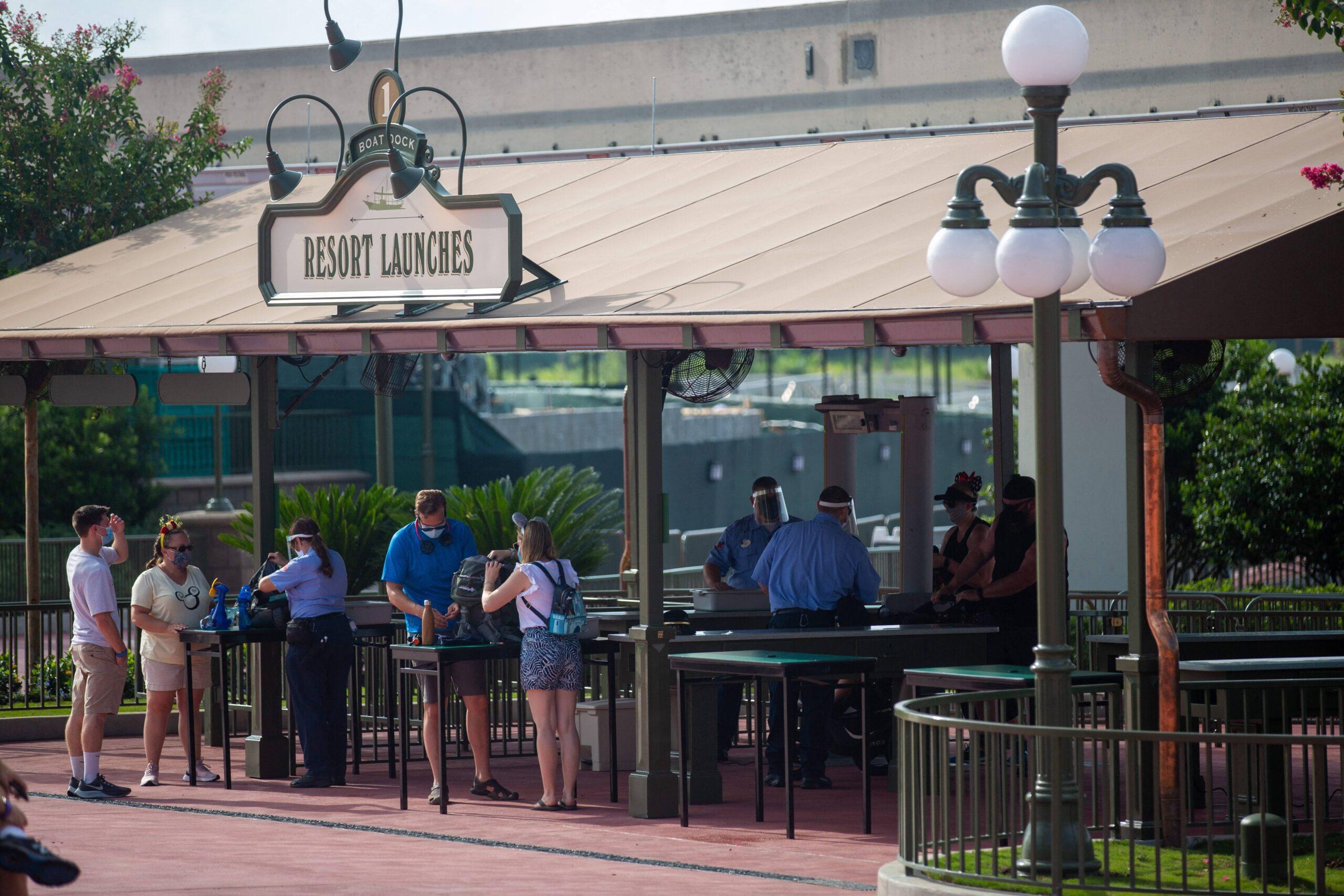 Walt Disney World security screening