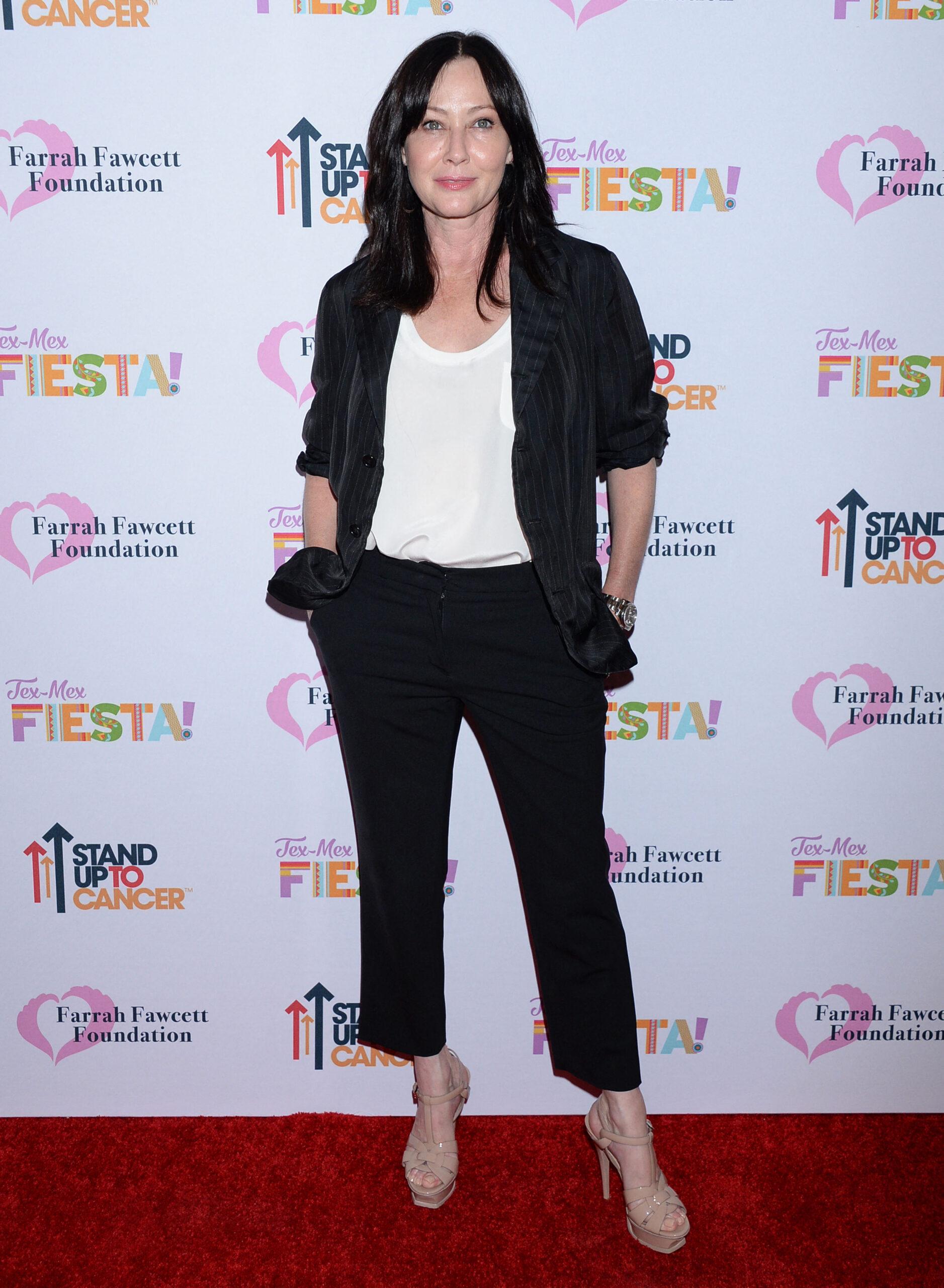 Shannen Doherty at Farrah Fawcett Foundations Tex-Mex Fiesta