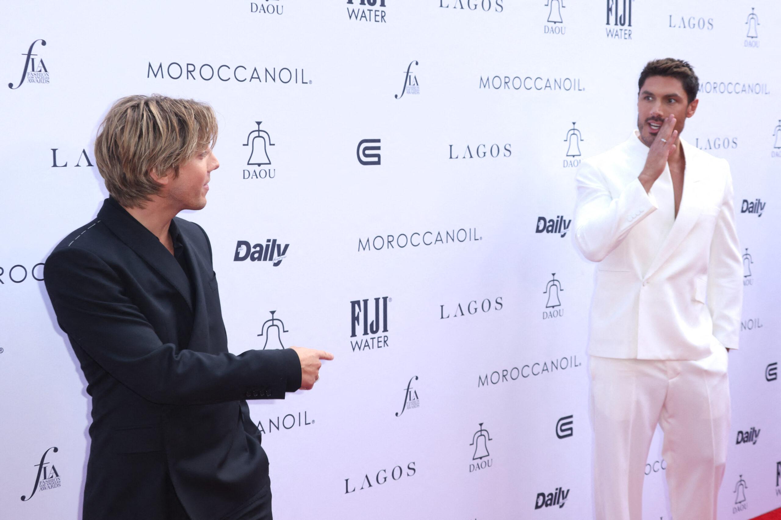 Lukas Gage and Chris Appleton at the Daily Front Row's 7th Annual Fashion Los Angeles Awards - Arrivals