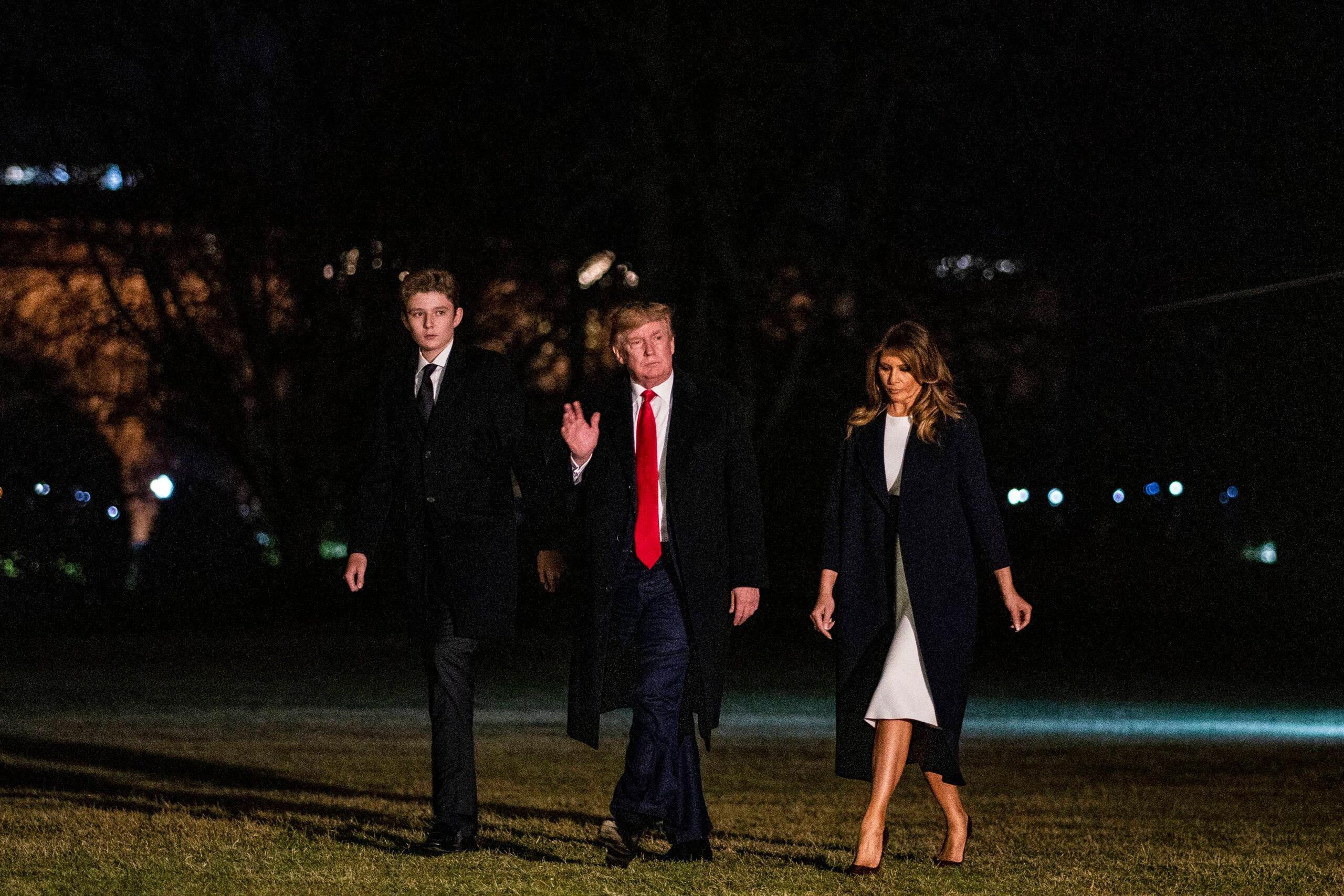 Donald Trump, Barron Trump, Melania Trump