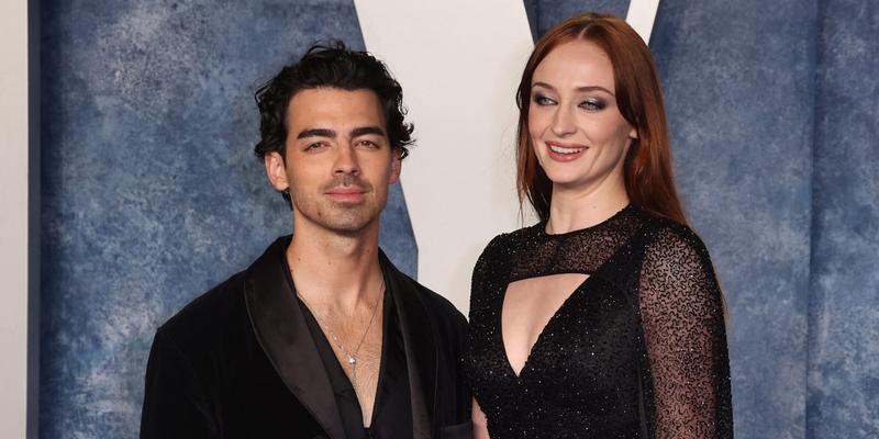 Joe Jonas and Sophie Turner at 2023 Vanity Fair Oscar Party