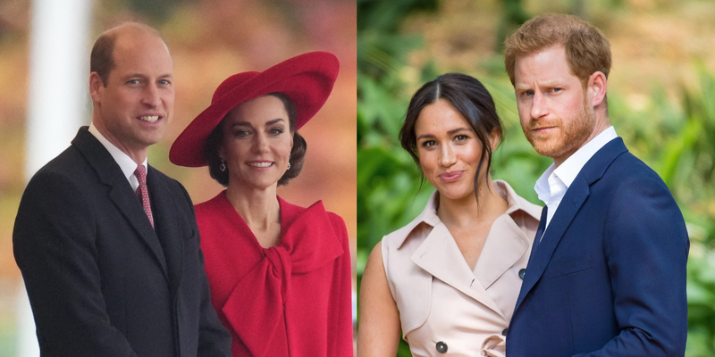 Prince Harry, Prince William, Kate Middleton, Meghan Markle