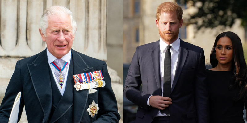 King Charles, Prince Harry, Meghan Markle