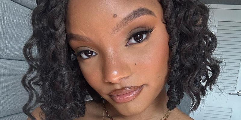 Halle Bailey snaps a selfie.