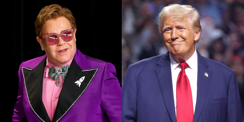 Elton John, Donald Trump