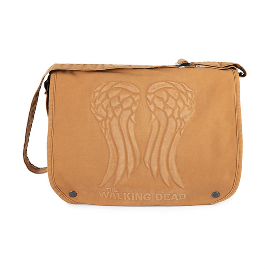 The Walking Dead Daryl Dixon Canvas Messenger Bag-0