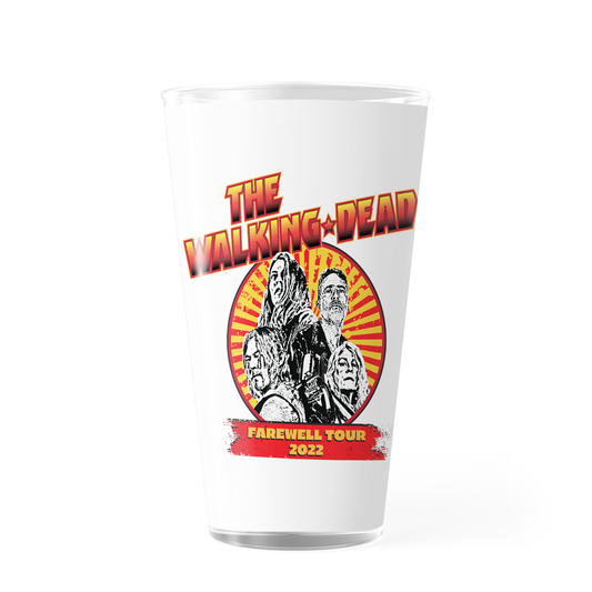 The Walking Dead Farewell Tour Band 17 oz Pint Glass-0