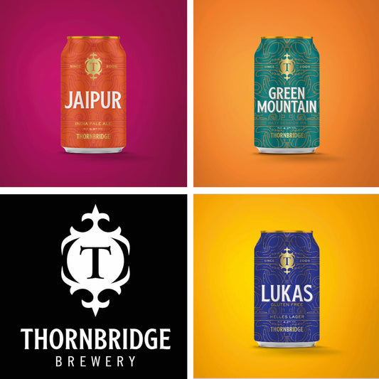 Fridge Filler Case - 24x330ml cans (Core Beer Pack) Beer - Mixed Case Thornbridge