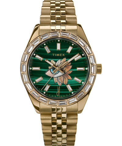 Timex Legacy x Jacquie Aiche Malachite Tribe Eye 36mm Watch