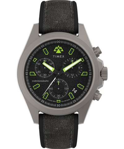 Expedition North® Field Chrono 43mm Recycled Mixed Materials Strap Watch