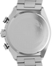 TW2W22200 Timex Legacy Tonneau Chronograph 42mm Stainless Steel Bracelet Watch Caseback Image