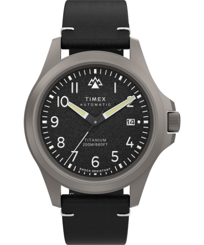 TW2V54000QY Expedition North® Titanium Automatic 41mm Eco-Friendly Leather Strap Watch primary image