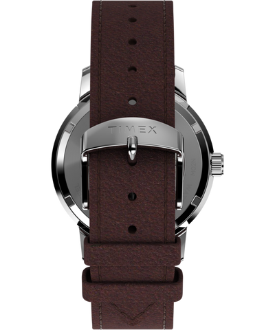 Marlin® Automatic 40mm Leather Strap Watch