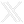 X